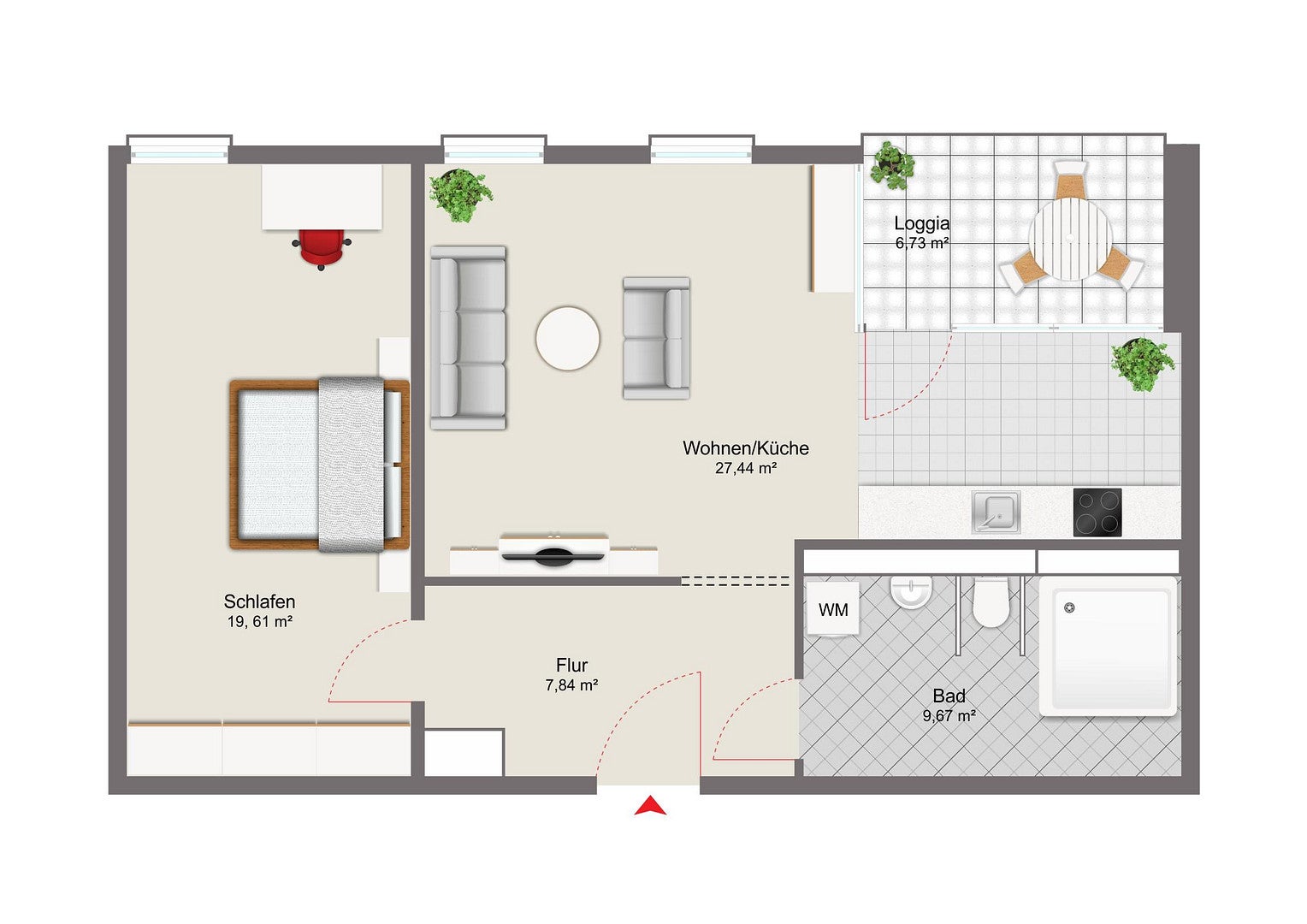 Wohnung Steinweg in Gehrden