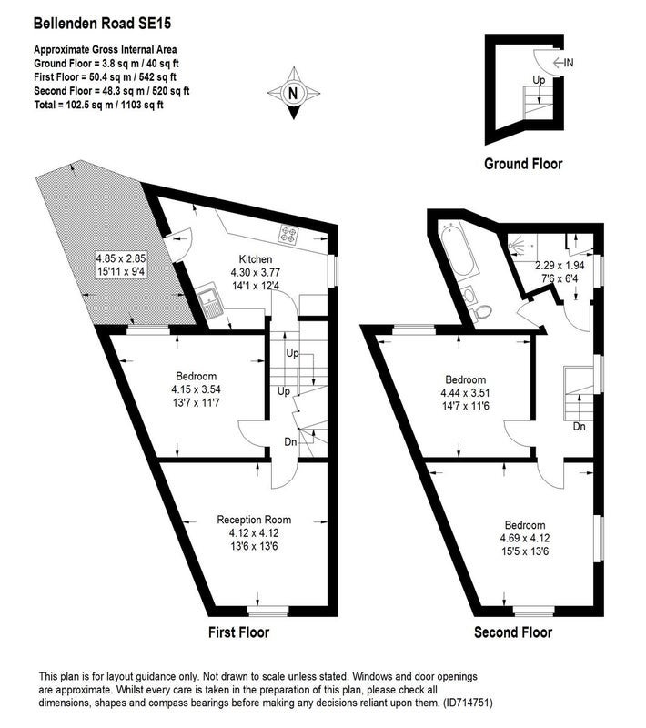 Room Bellenden Road in Greater London