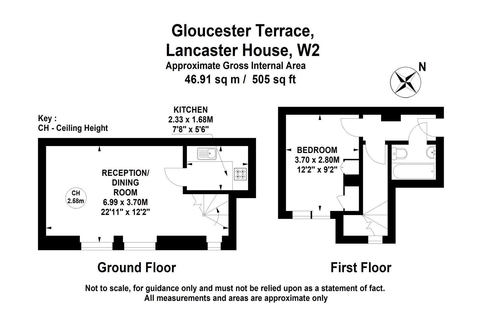 Flat Gloucester Terrace in City of Westminster