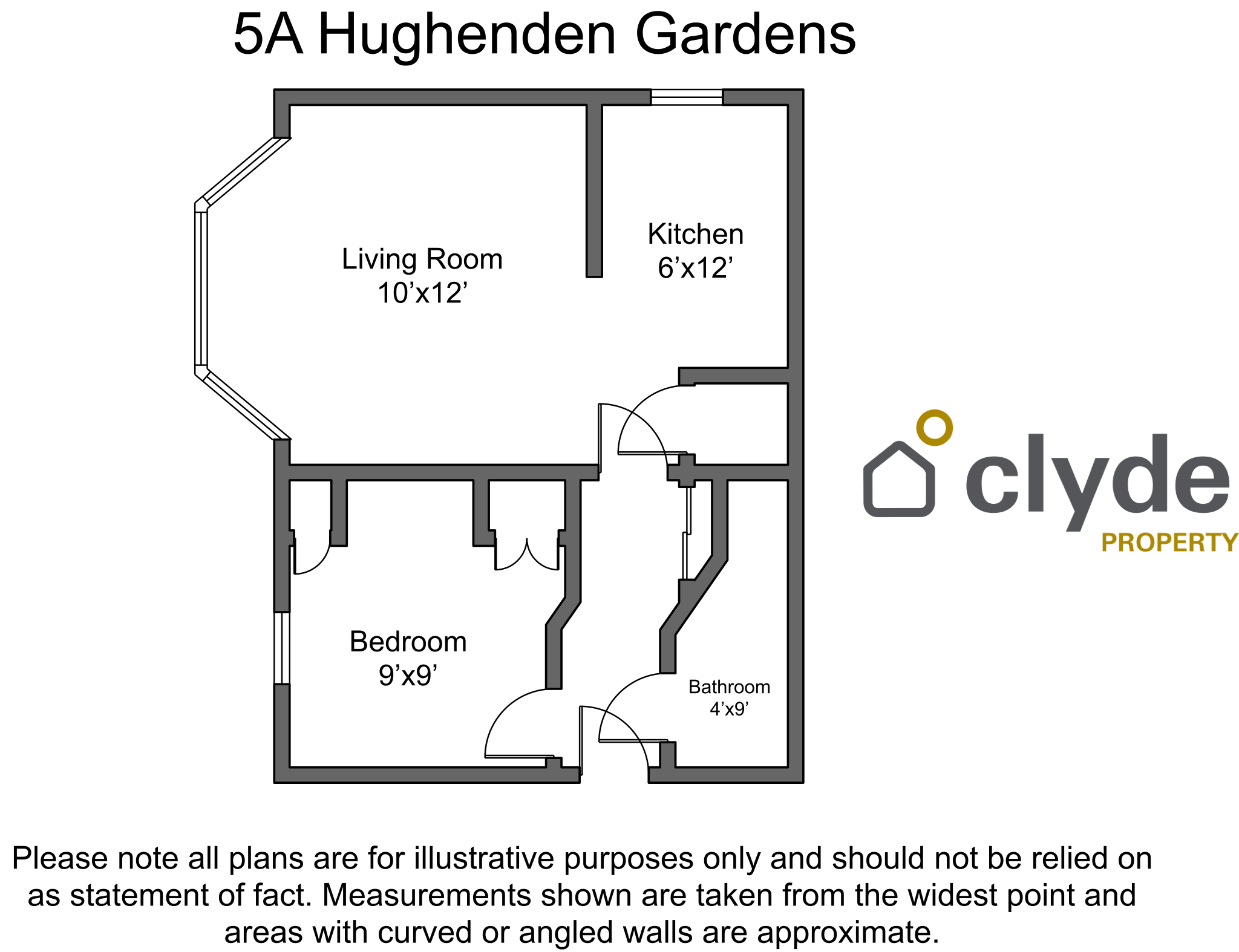 Flat Hughenden Gardens in Glasgow