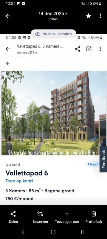 Flat Vallettapad in Utrecht