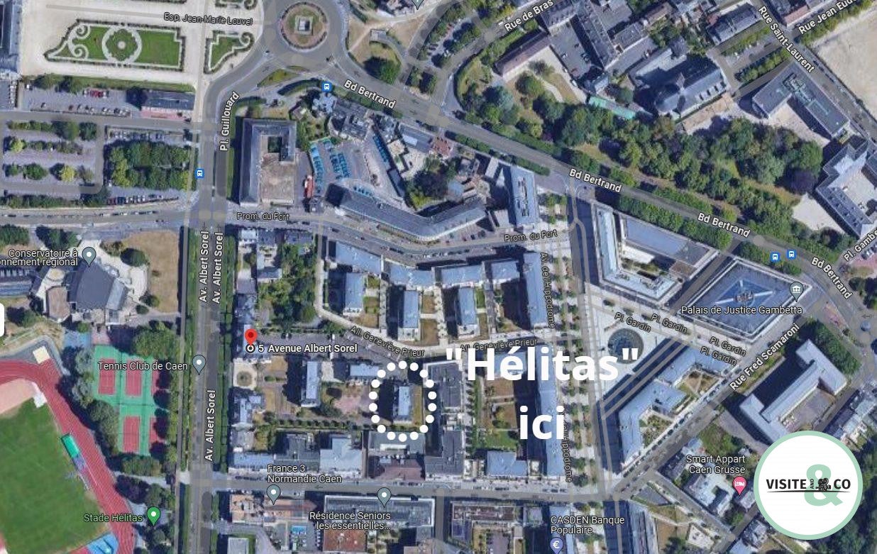 Appartement Résidence les Jardins d'Hélitas à Caen