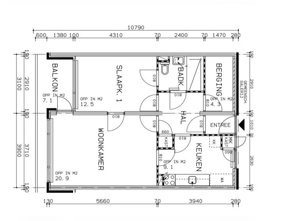 Appartement Bongerdstraat in Tegelen