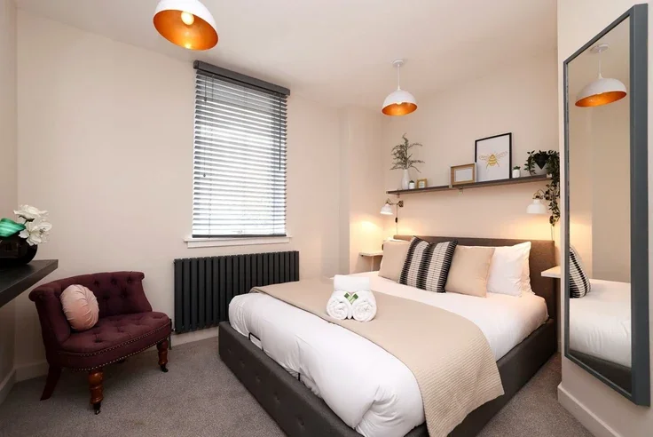 Flat Atholl Crescent Lane in City of Edinburgh