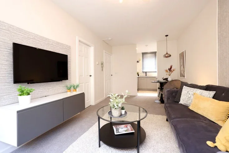 Flat Atholl Crescent Lane in City of Edinburgh