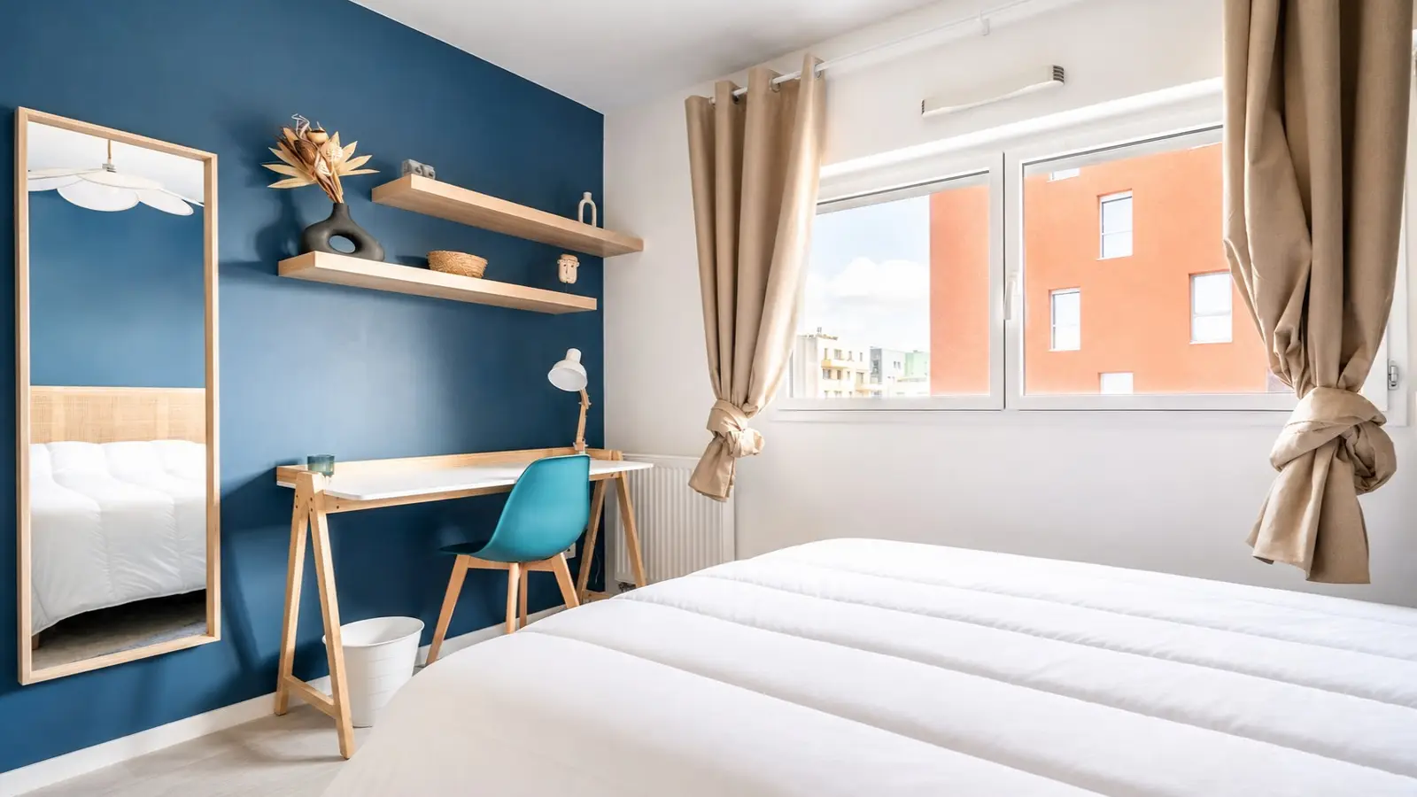 Chambre Boulevard de l'Estuaire à Nantes