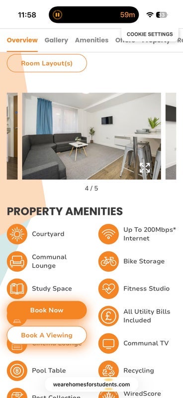 Room Newarke Street in Leicester