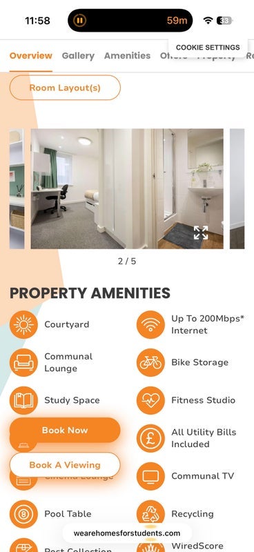 Room Newarke Street in Leicester