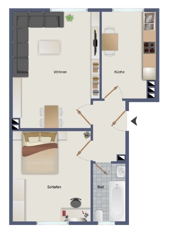 Wohnung Uhlandstraße in Braunschweig