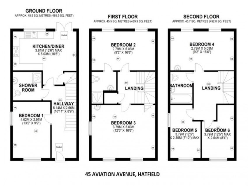 Flat Aviation Avenue in Welwyn Hatfield