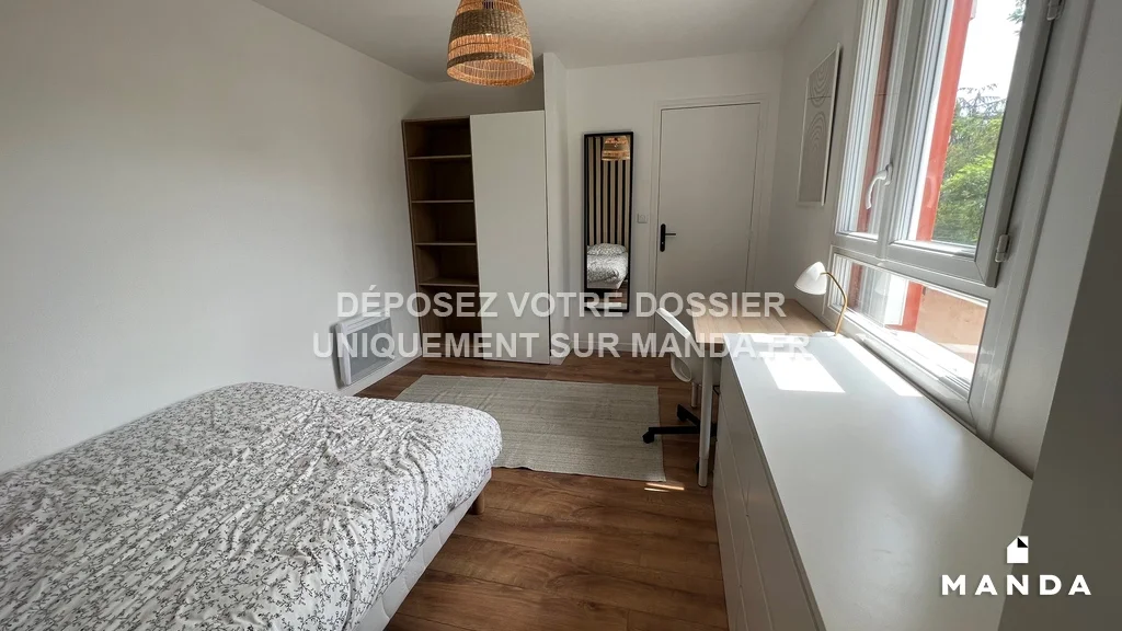 Chambre Rue de la Mayenne à Toulouse