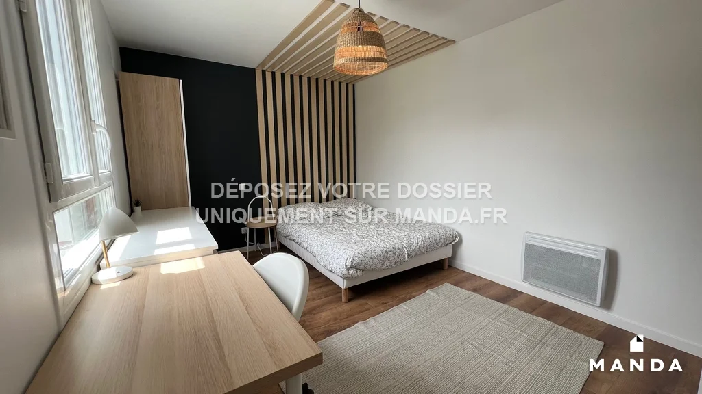 Chambre Rue de la Mayenne à Toulouse