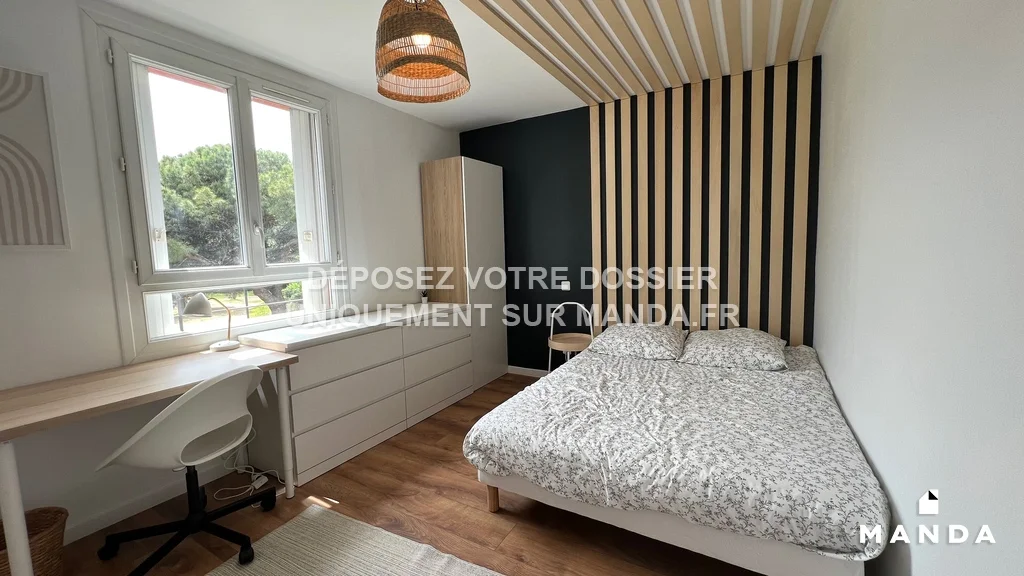 Chambre Rue de la Mayenne à Toulouse