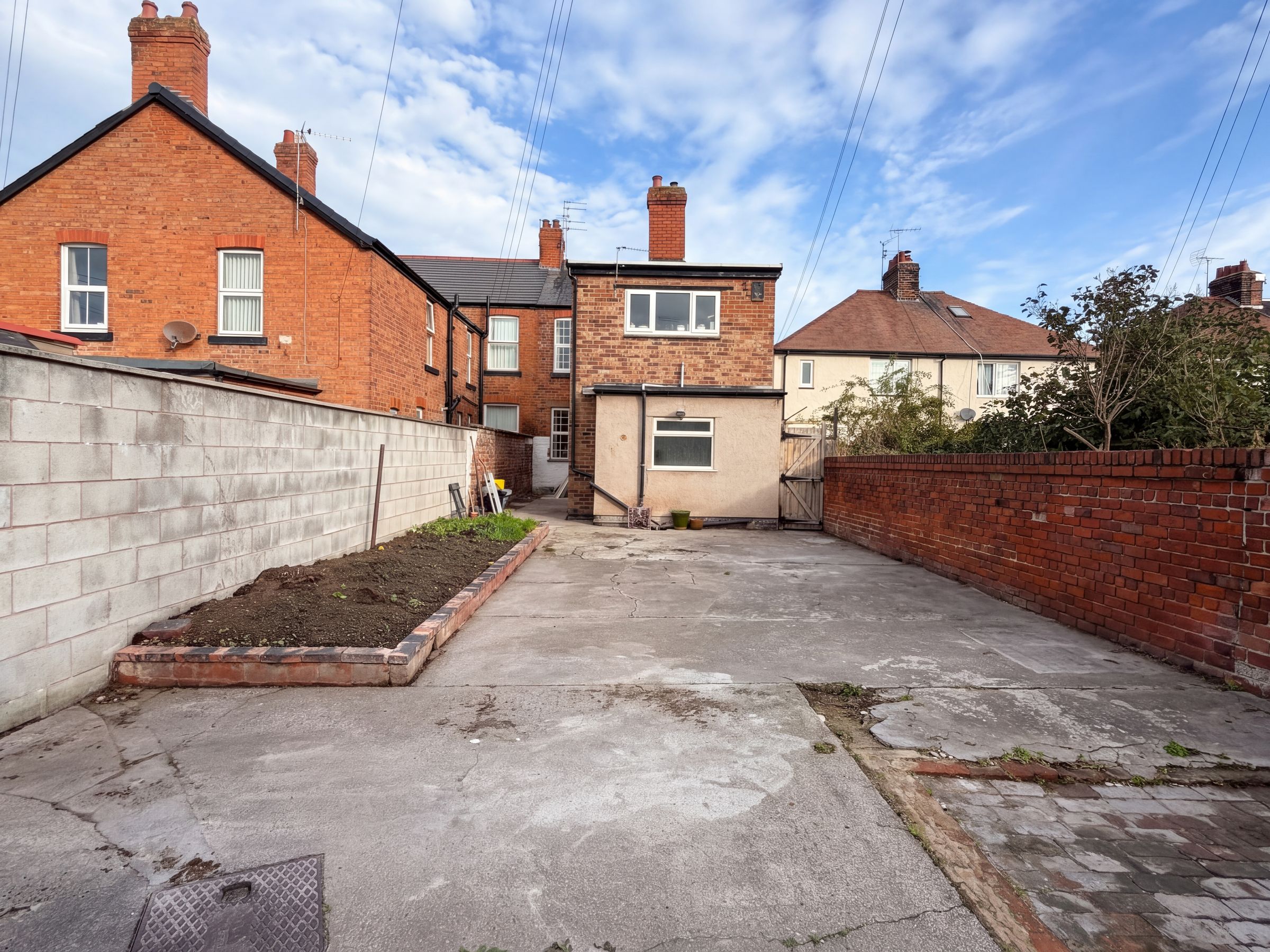 Flat Marine Road in Prestatyn