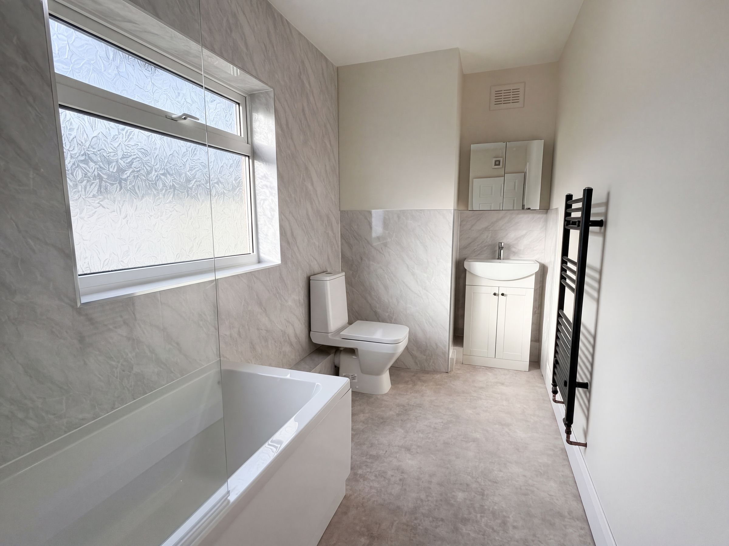 Flat Marine Road in Prestatyn