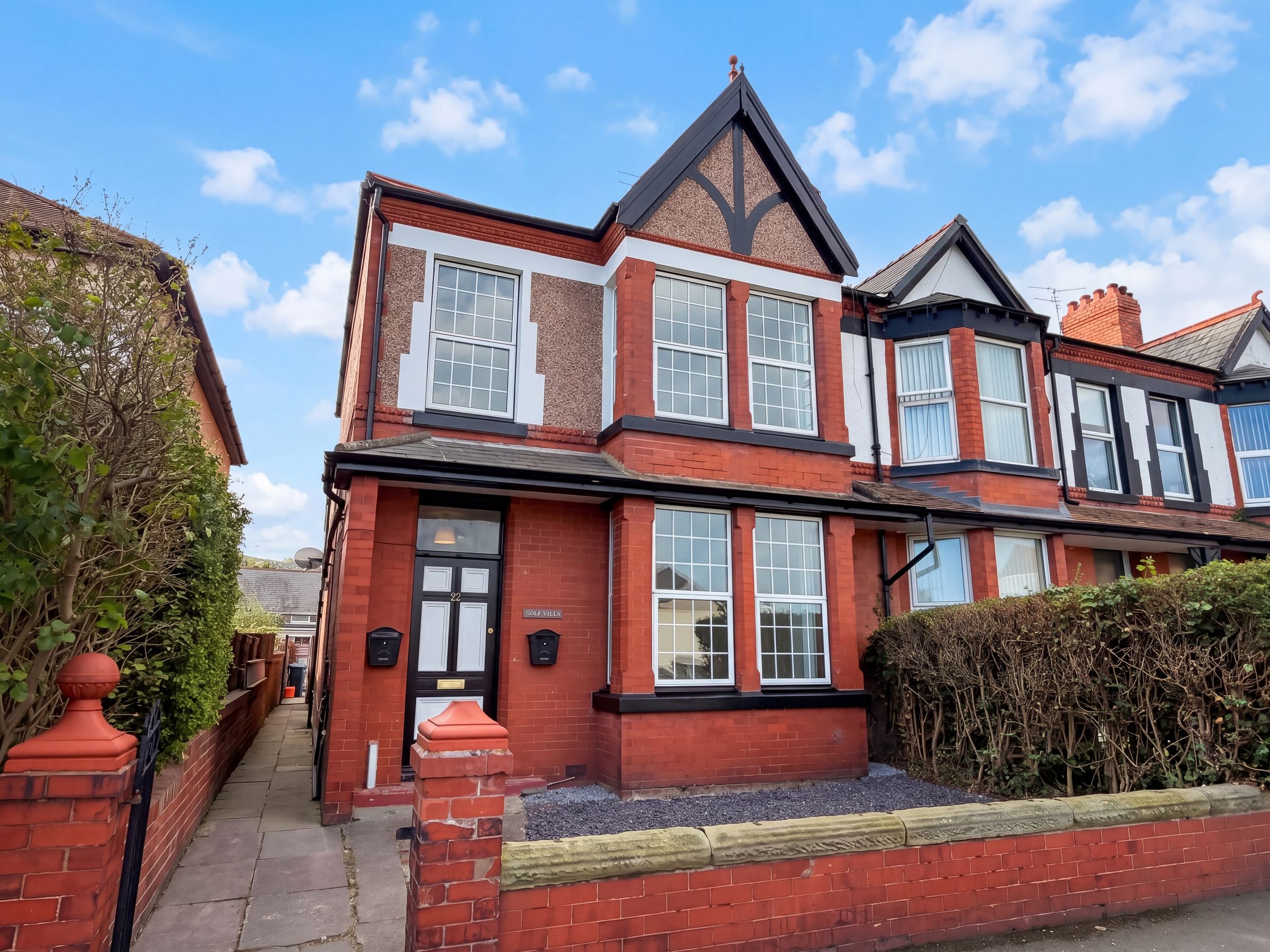 Flat Marine Road in Prestatyn