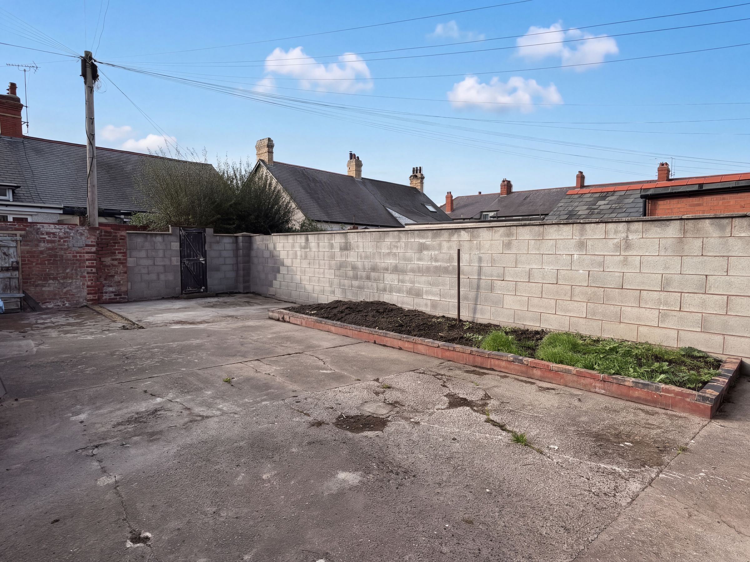 Flat Marine Road in Prestatyn