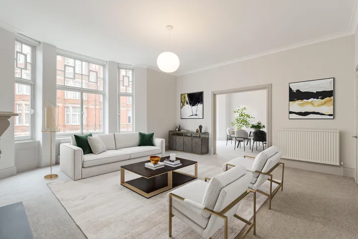 Flat Bickenhall Street in City of Westminster