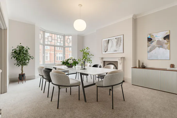 Flat Bickenhall Street in City of Westminster