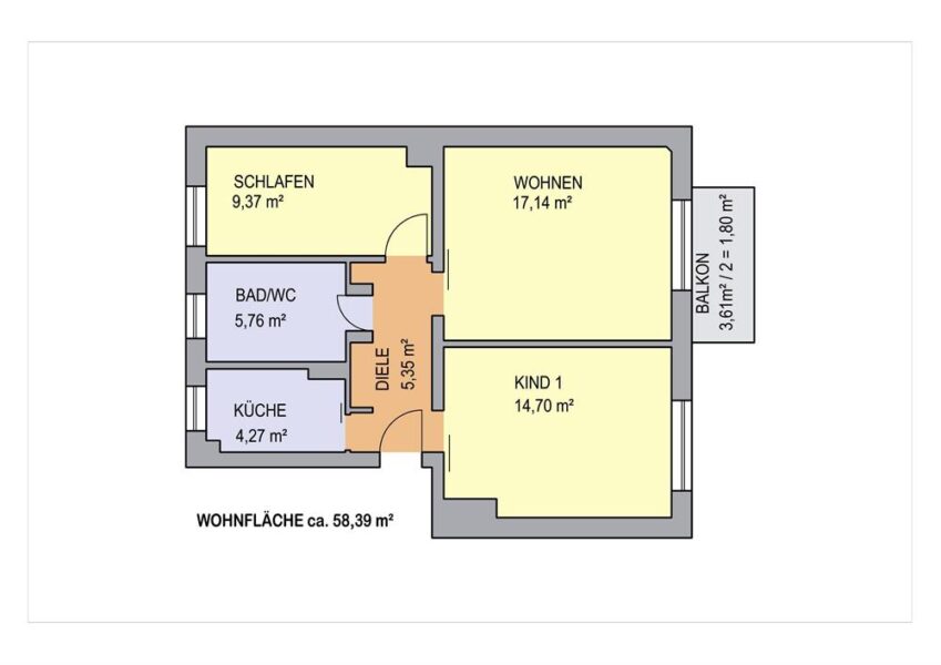 Wohnung Theodor-Heuss-Straße in Bitterfeld-Wolfen