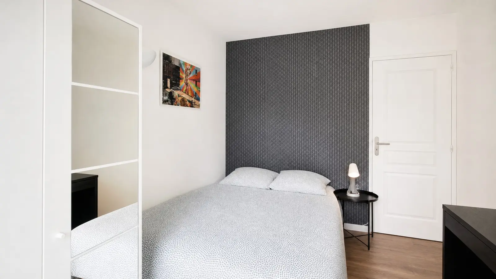 Chambre Rue Mozart à Clichy