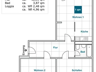Wohnung Hochschulstraße in Dresden