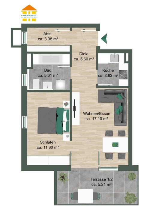 Wohnung Gasse in Auerbach