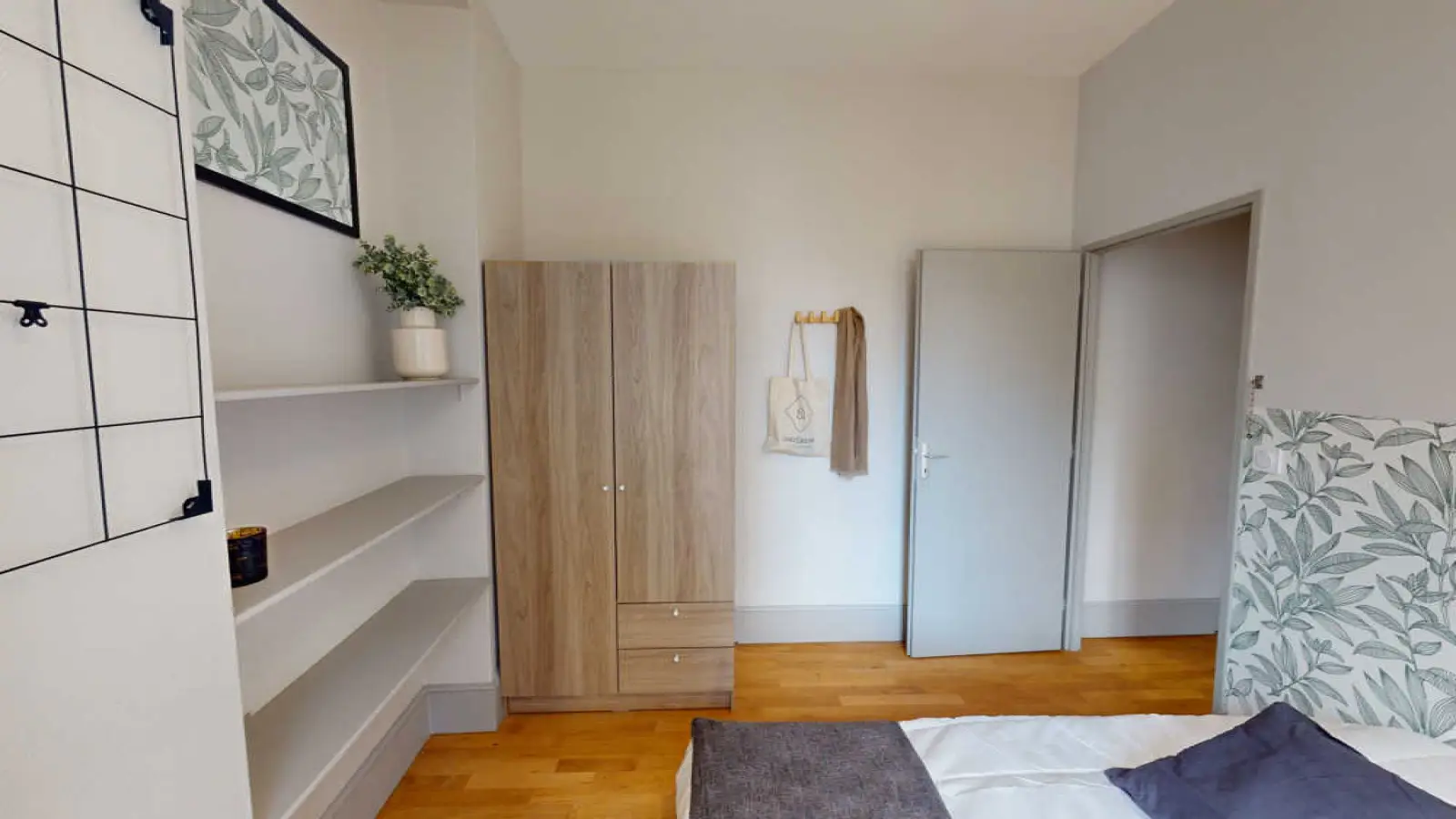 Chambre Rue des Forces à Lyon