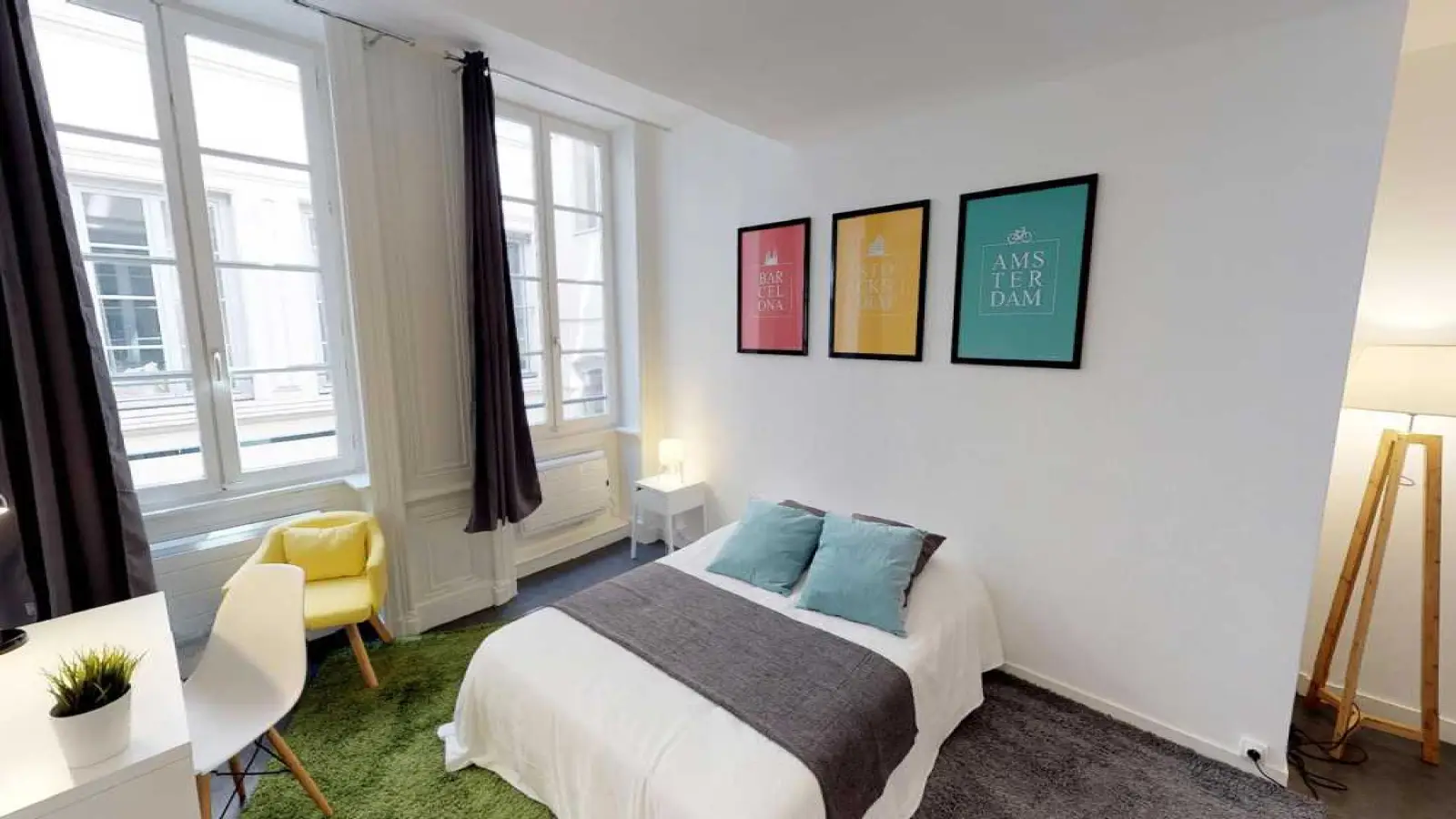 Chambre Place des Cordeliers à Lyon