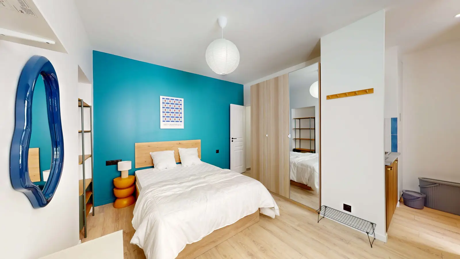 Chambre Passage Gauthier à Paris