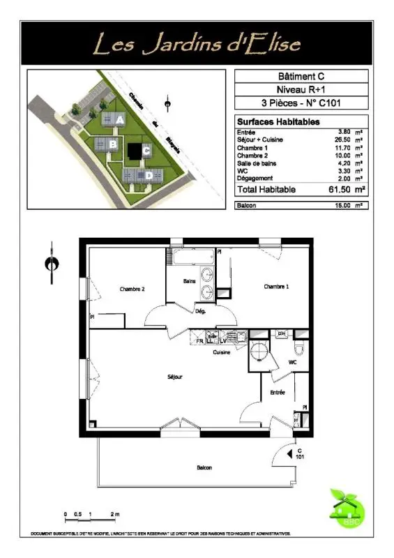 Flat Chemin du Blayais in Saint-Jean-d'Illac
