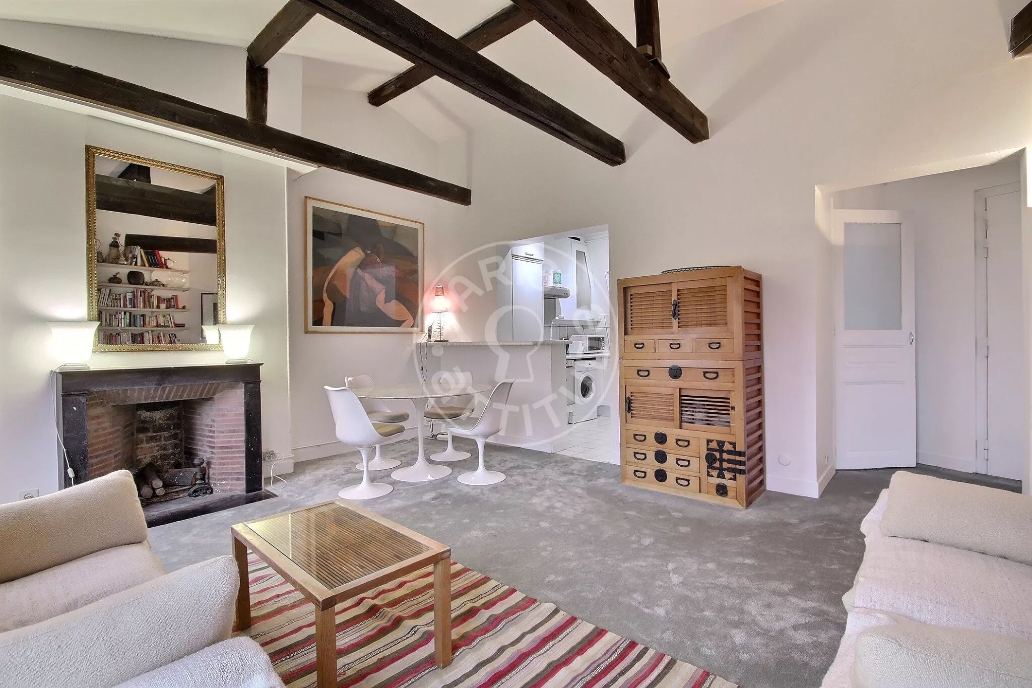 Flat Rue des Trois Portes in Paris