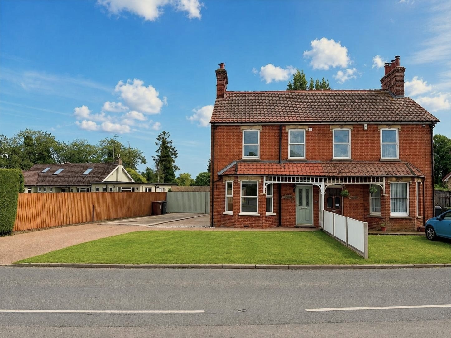 House Freckenham Road in West Suffolk