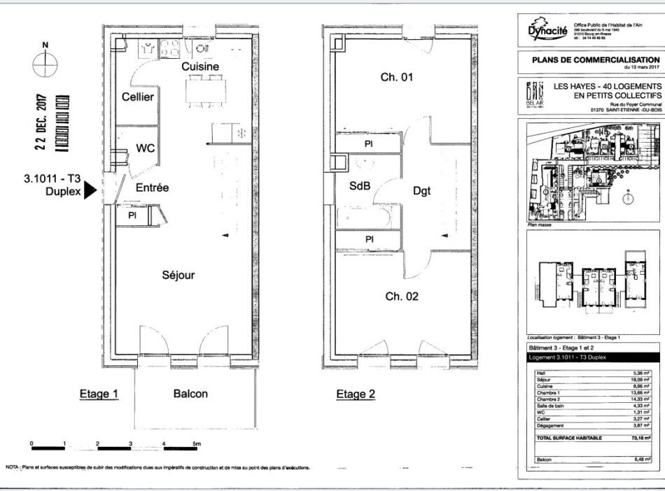 Appartement Rue du Revermont à Saint-Étienne-du-Bois