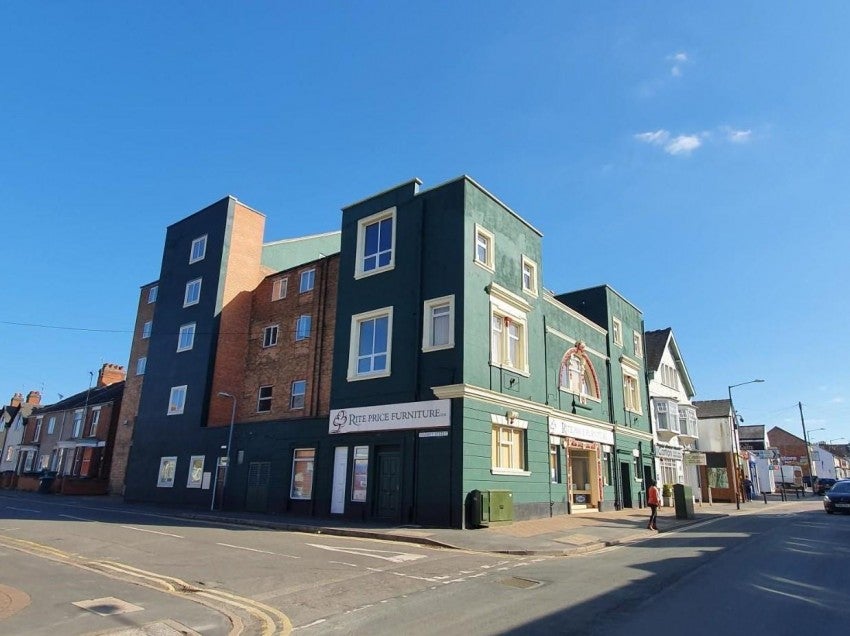 Flat Market Street in Rugby