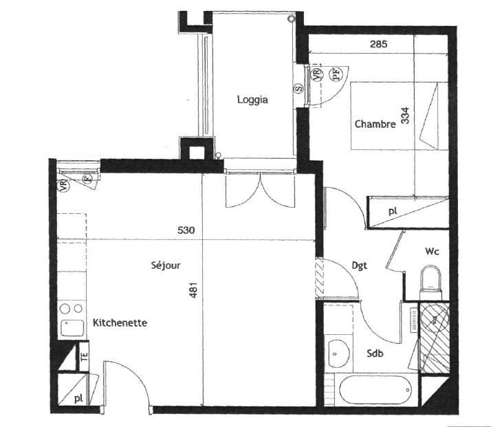 Flat Allée Abel Chennouf in Toulouse