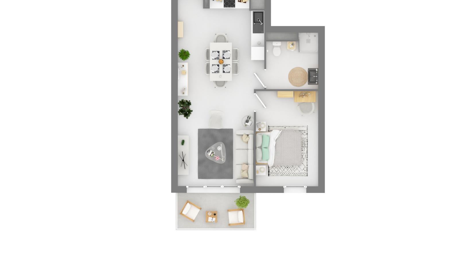 Flat Lotissement Bain in Draguignan