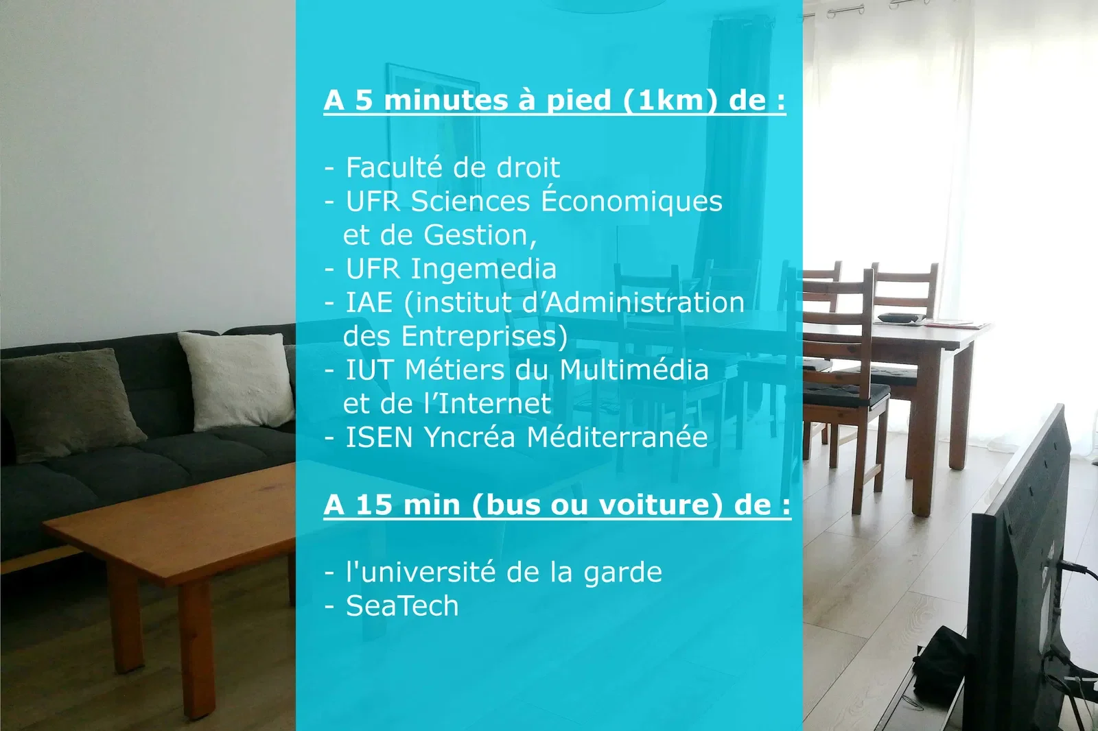 Room Boulevard Bazeilles in Toulon