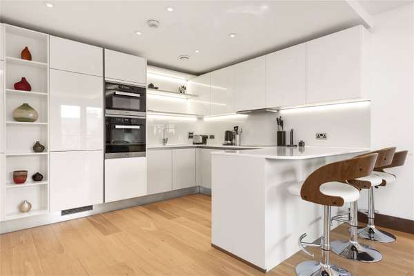 Flat Fetter Lane in City of London