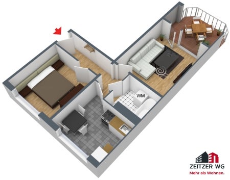 Wohnung Schützenplatz in Zeitz