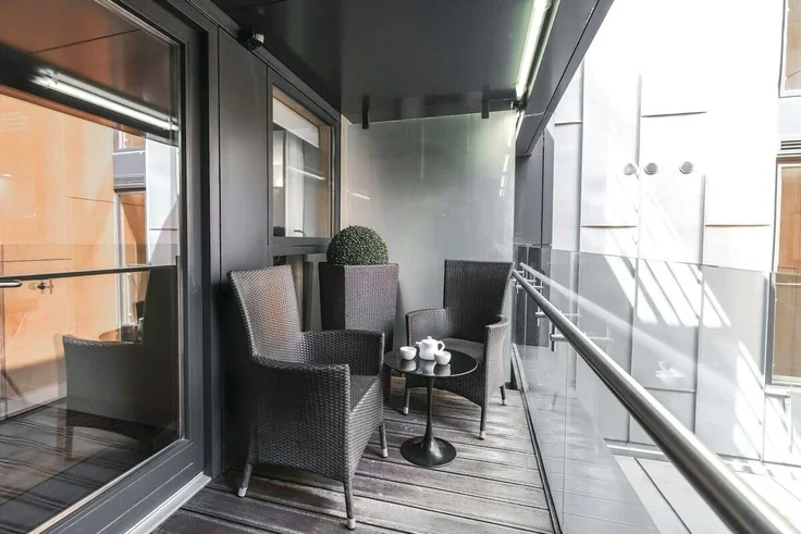Flat Bishopsgate in City of London
