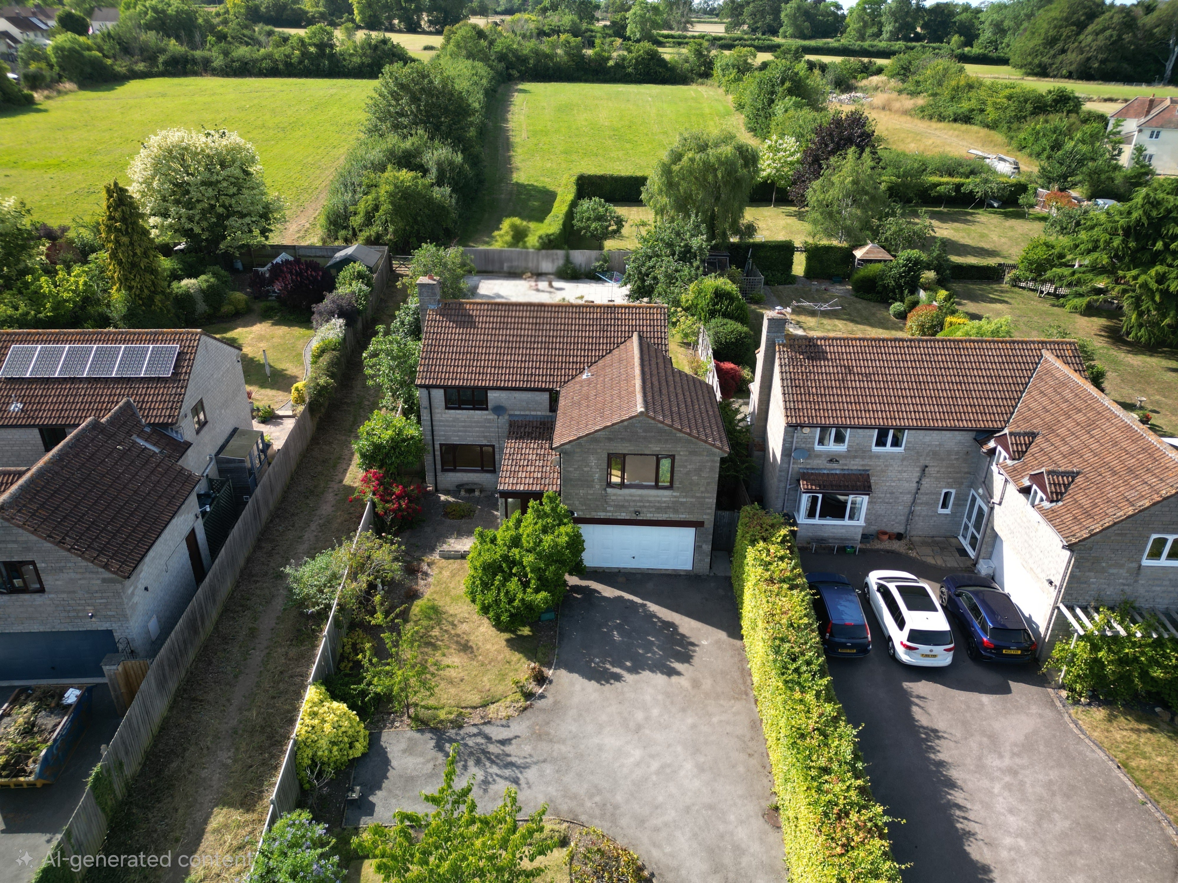 Flat High Street in Curry Rivel