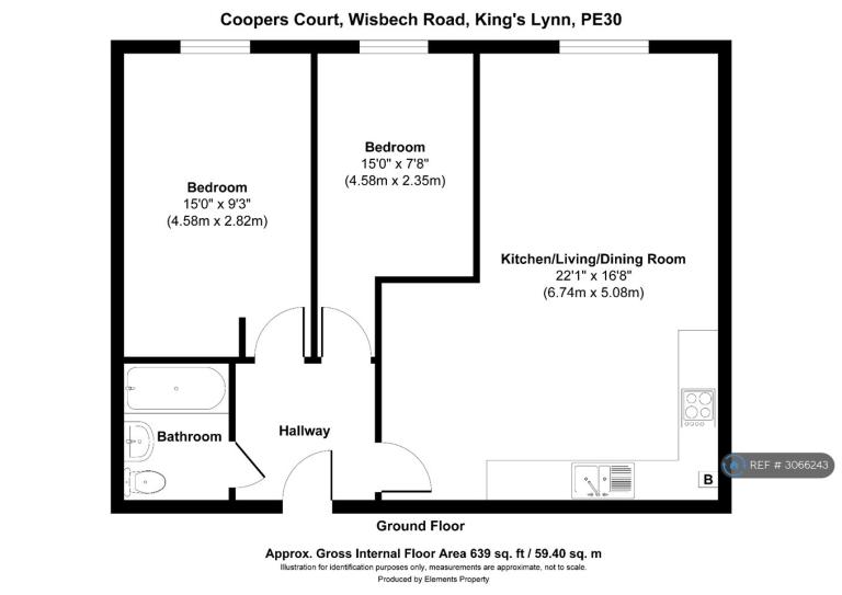 Flat Wisbech Road in King's Lynn and West Norfolk