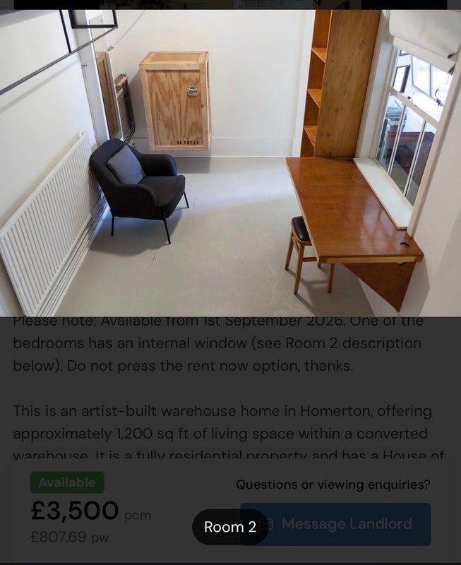 Room Digby Road in Greater London