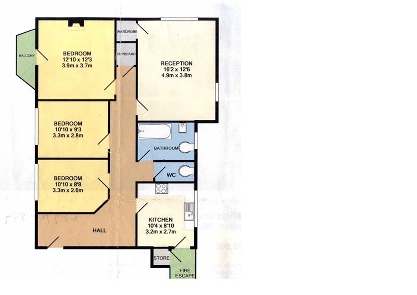 Flat Oakfield Court in Greater London
