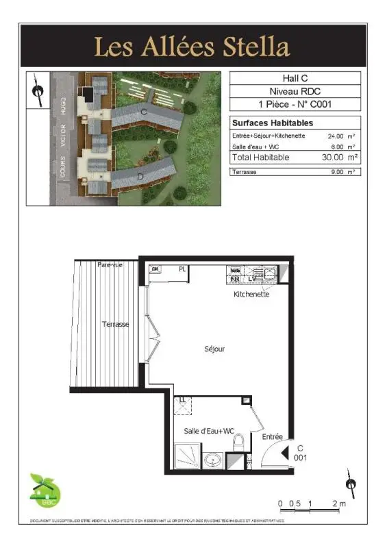 Flat Cours Victor Hugo in Cenon
