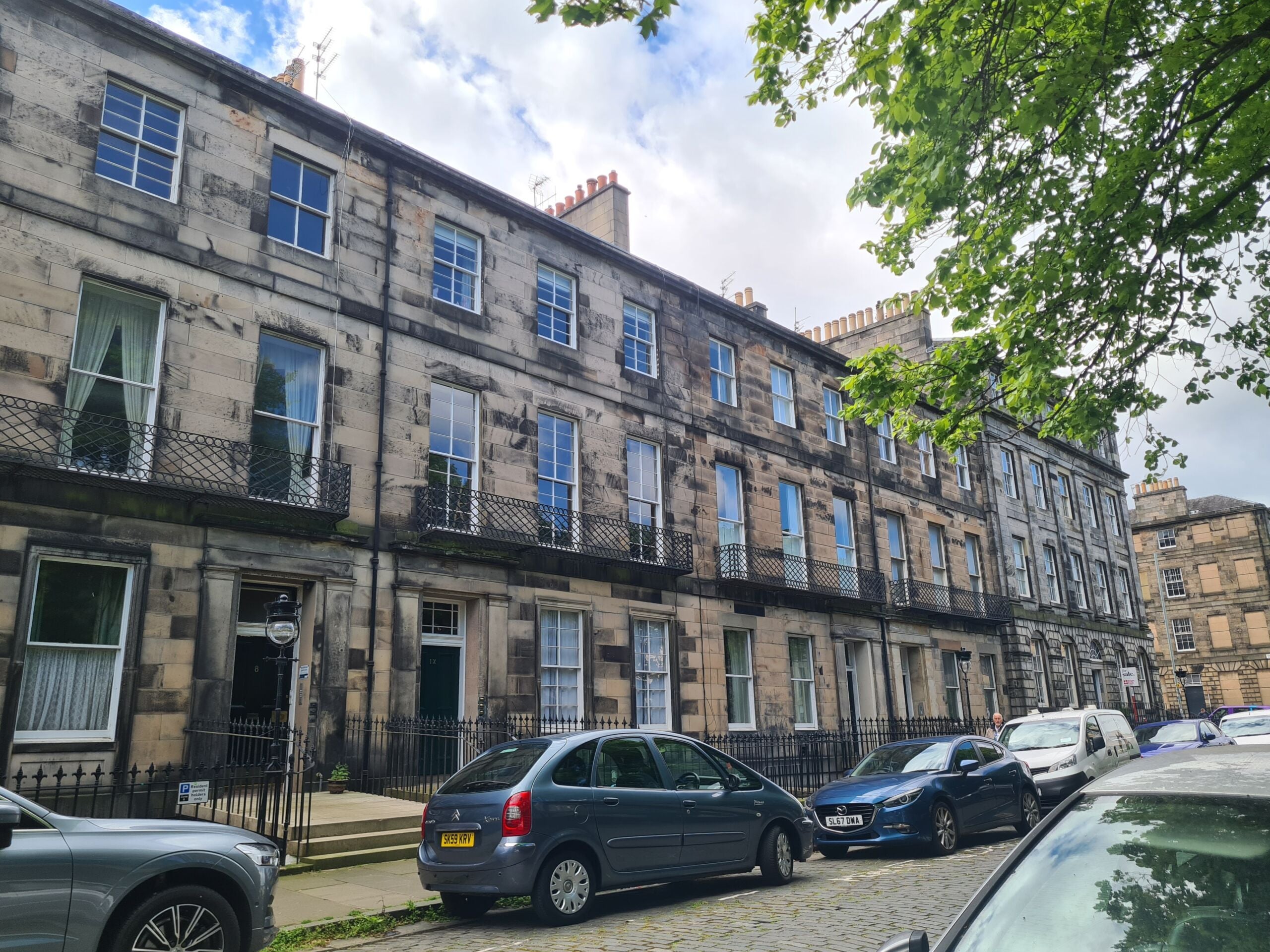 Flat Fettes Row in City of Edinburgh