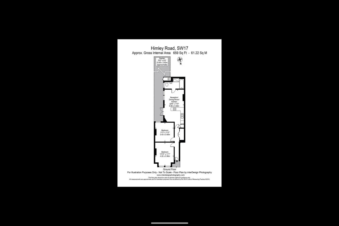 Flat Himley Road in Greater London