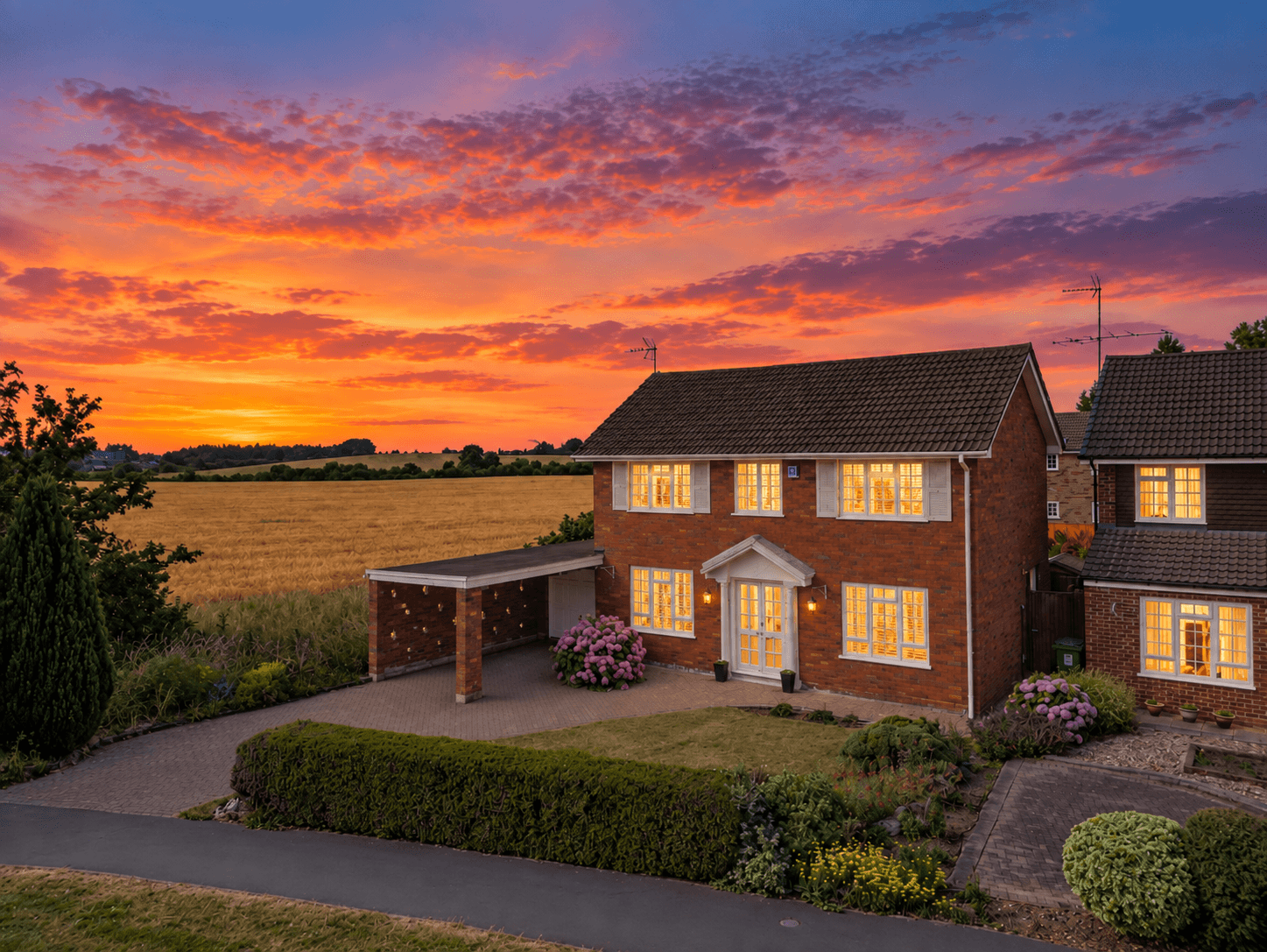 House Grove Road in Dacorum