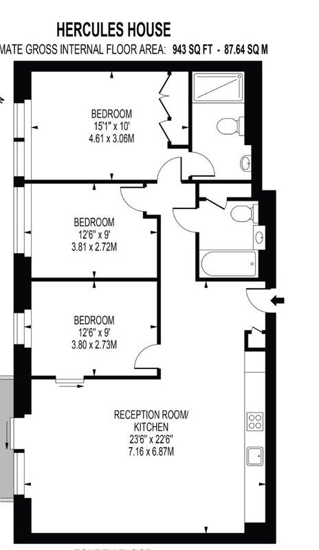 Room Botanic Square in Greater London